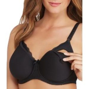 DONATING SOON Freya Pure Moulded Maturnity Nursing US 30DDD /UK 30E Black